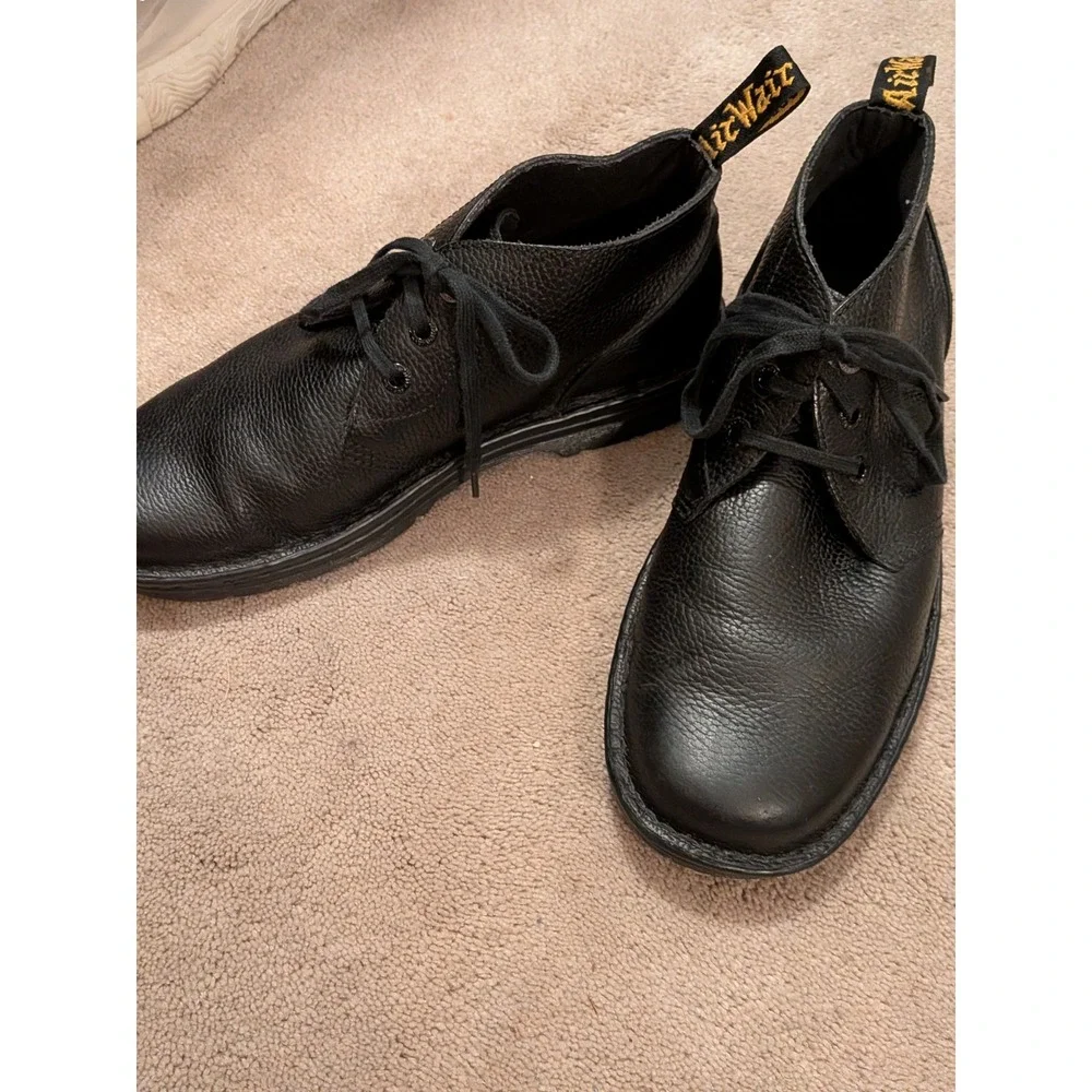 Dr. Martens Sussex Black Pebbled Leather Chukka Boots Mens 11 Industrial AW004